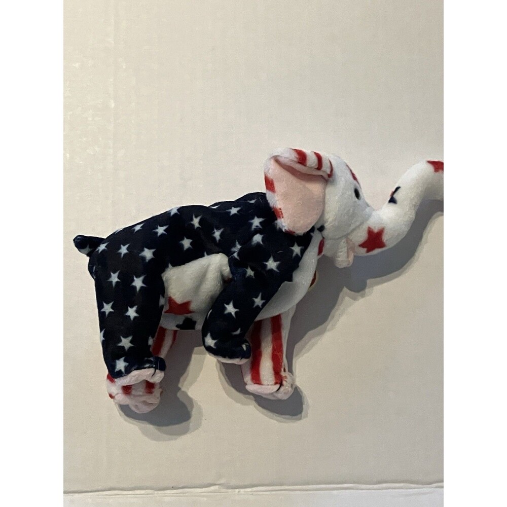 Ty Beanie Baby Righty 2000 the Elephant DOB July 4, 2000